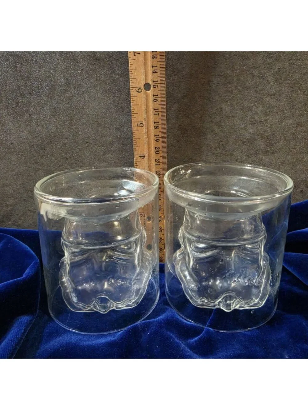 2 Star Wars Stormtrooper Helmet Double-Wall Whiskey Glasses 3D Inverted Design